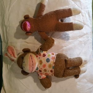 Toy Sock Monkeys